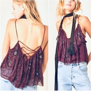 Free People Elsa embellished tank